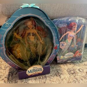 2 Collector DISNEY Ariel dolls